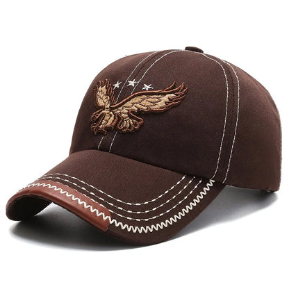 Baseball Cap Eagle Embroidery Korean Version