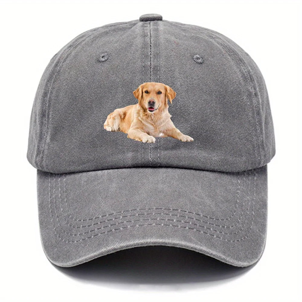 Golden Retriever Printed Baseball Cap For Both Men And Women