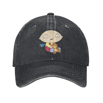 aFamilies Cartoon Don't Go To Bed Angry Bedtime Stewie Baseball Cap