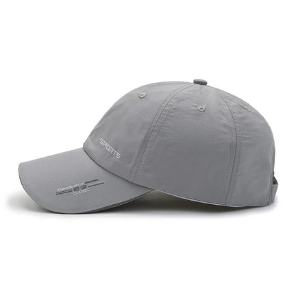 Quick Drying Solid Baseball Cap Sunscreen Breathable