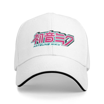 Hatsune Miku Logo Outfit Baseball Caps