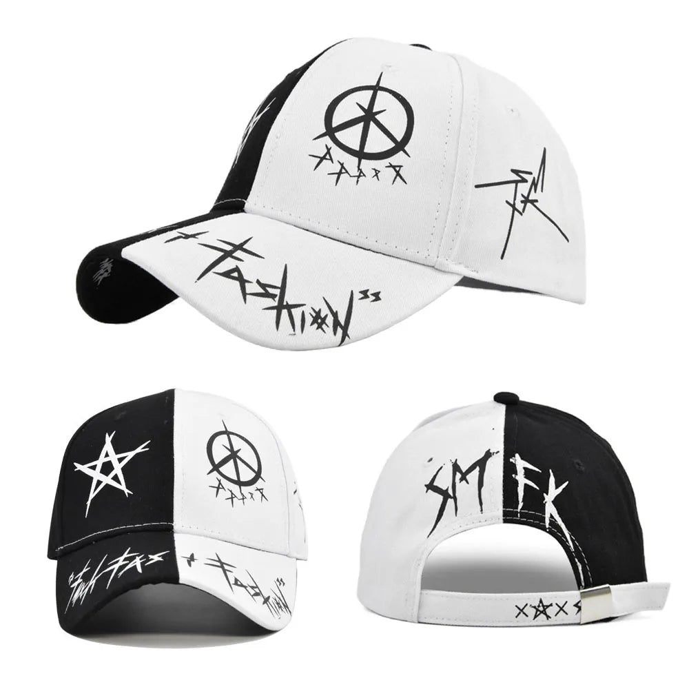 Letter Baseball Cap Graffiti Sun Hip Hop Cap
