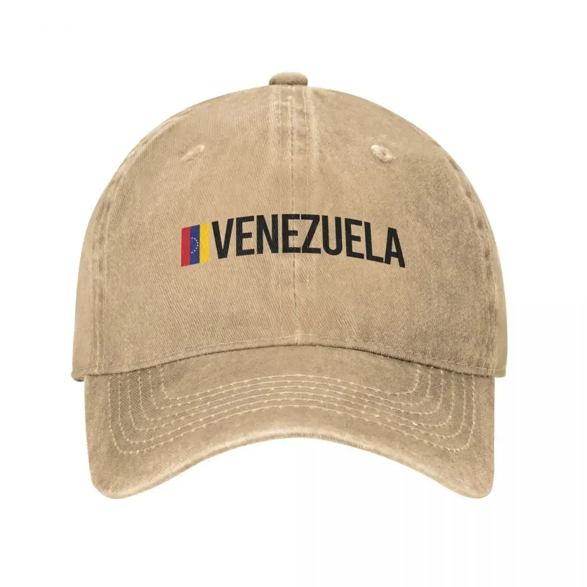 Venezuela Minimal Design Cap Unisex Distressed Deniimm Baseball Cap