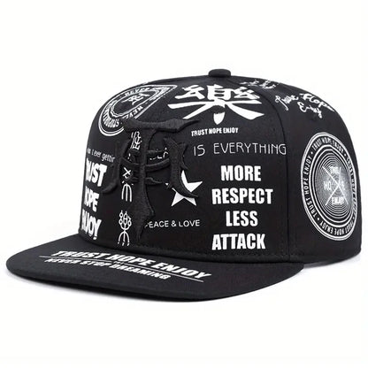 2025 Personalized New Dagger Graffiti Street Pop Hip Hop Hat Outdoor Sports
