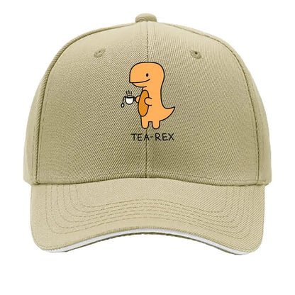 Tea Rex Dinosaur Tea Time Baseball Cap