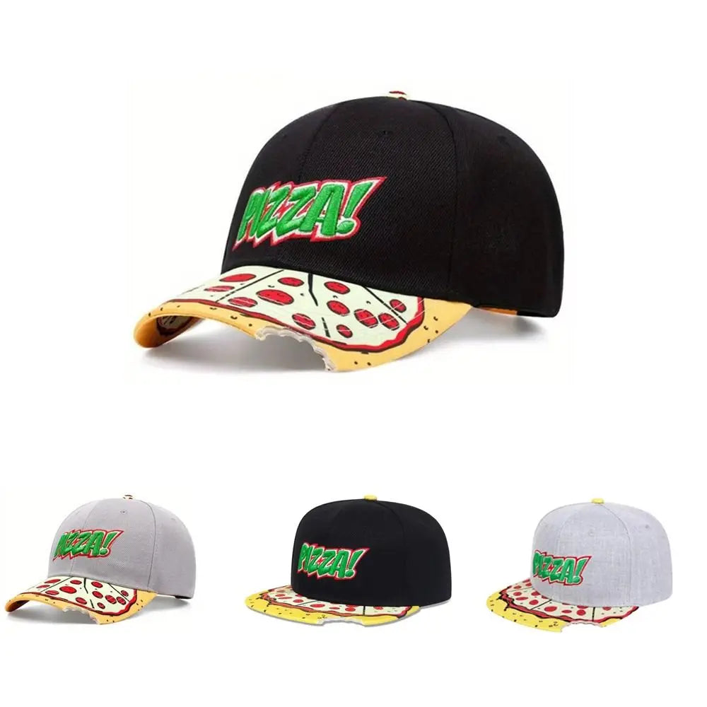 Fashion Casual Hip Hop Hats PIZZA Baseball Cap