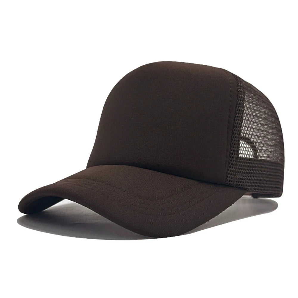 Unisex Cap Casual Plain Mesh Baseball Cap  Snapback Hats For Women Men Hip Hop