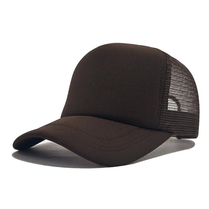 Unisex Cap Casual Plain Mesh Baseball Cap  Snapback Hats For Women Men Hip Hop