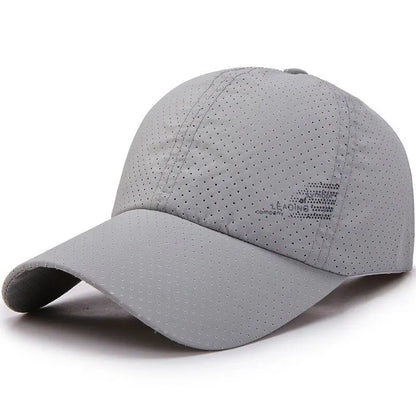 Quick Dry Baseball Cap Outdoor Sports Mesh Breathable Hat For Men