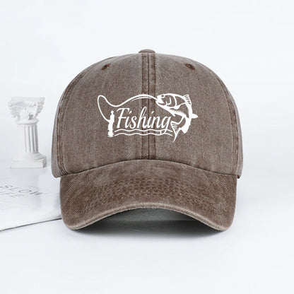 Classic Fishing Quote Baseball Cap