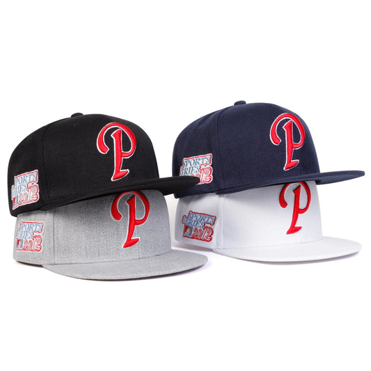 Unisex P Letter Embroidery Hip Hop Hat