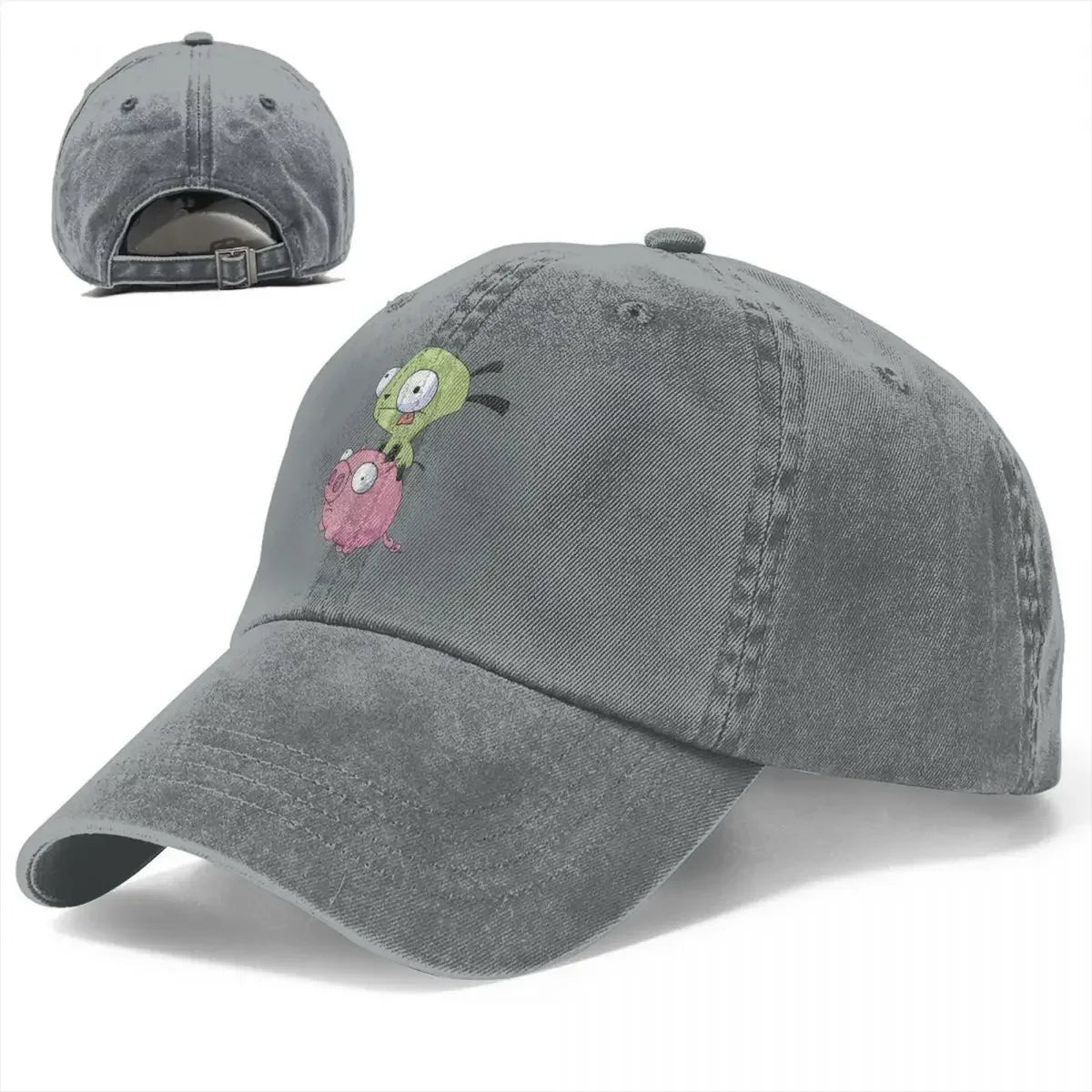 Gir Riding A Pig Invader Zim Merch Unisex Baseball Cap