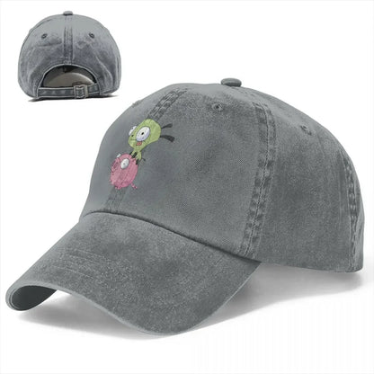 Gir Riding A Pig Invader Zim Merch Unisex Baseball Cap