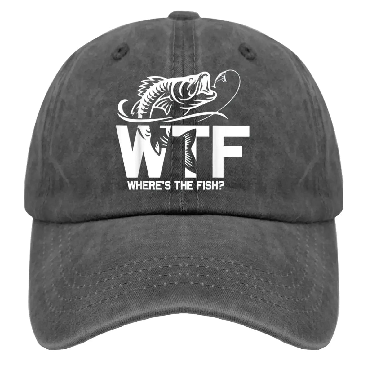 WTF Where's The Fish Baseball Cap