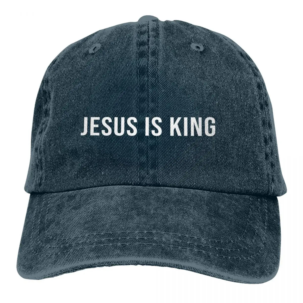 King Baseball Cap Visor Protection Snapback Jesus God Cross Caps