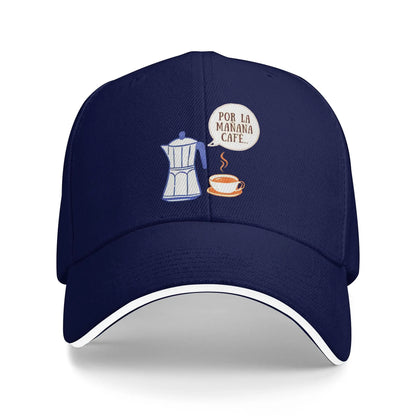 Por la Mañana Café, Por la Tarde Ron Baseball Cap