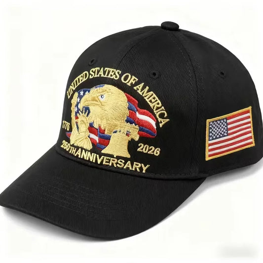 Single Unit 250th American Independence Day Tribute Cap Baseball Cap