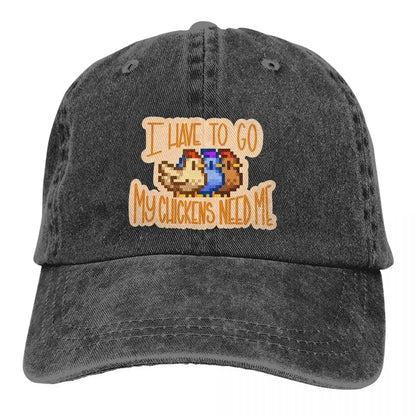 Baseball Cap Stardew Valley Game Abigail Sebastian Caps