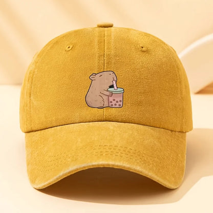 Cute Printed Baseball Cap With Fashionable Suitable For Men And Women