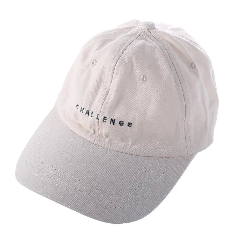 Adjustable Hip Hop Korean Girls Boys Outdoor Women CHALLENGE Hat Baseball Cap