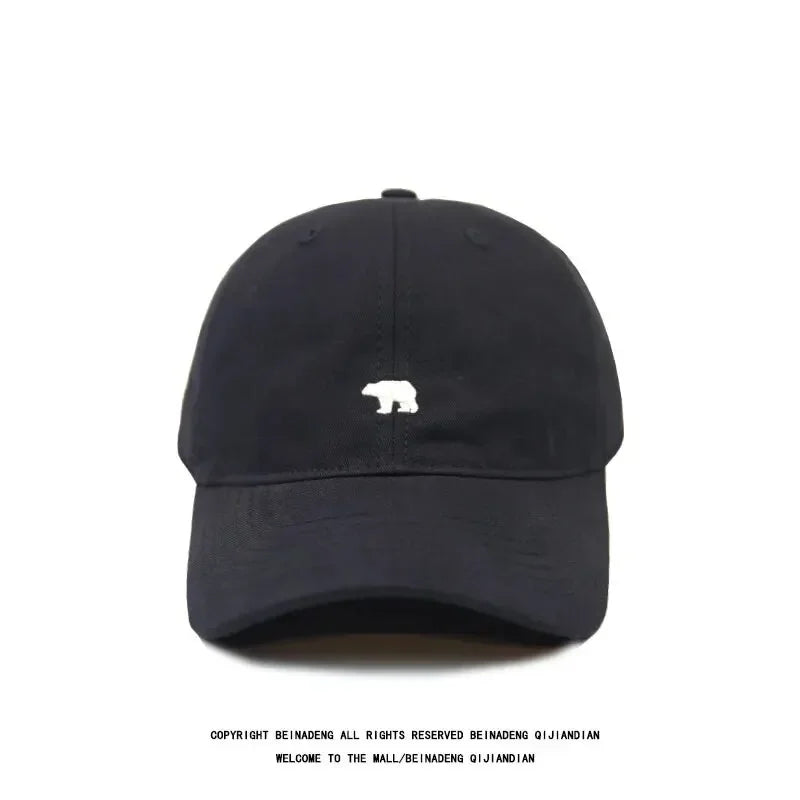 Cartoon Polar Bear Embroidery Baseball Cap