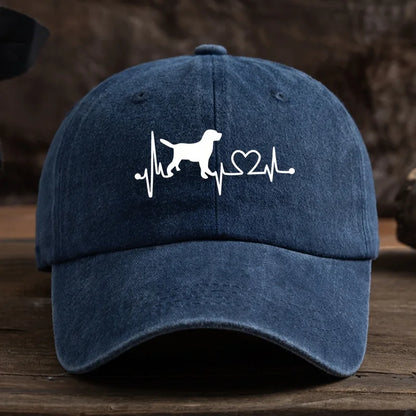 Dog Love Printed Baseball Cap