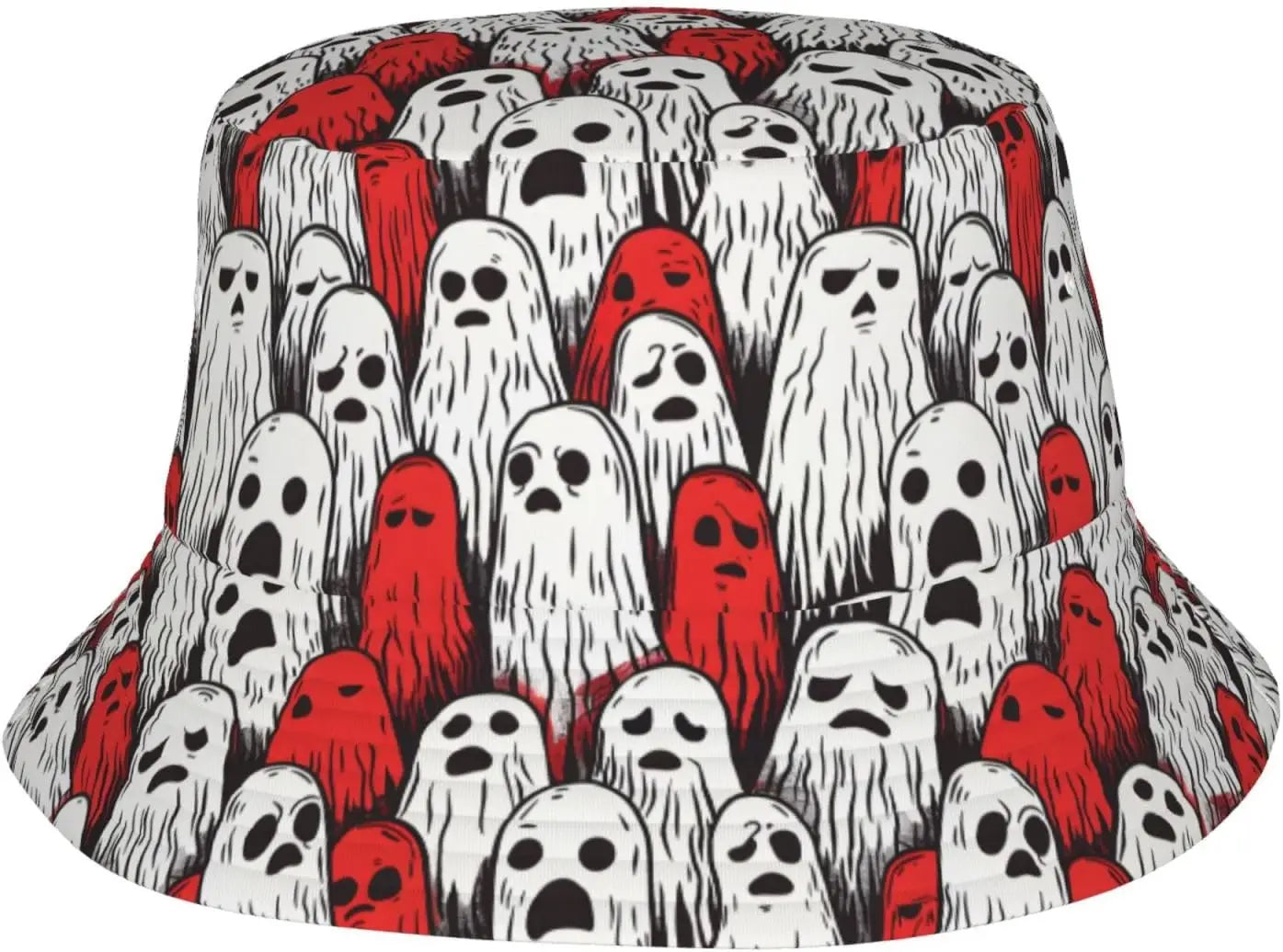 Pumpkin Hat Skull Bucket Hat