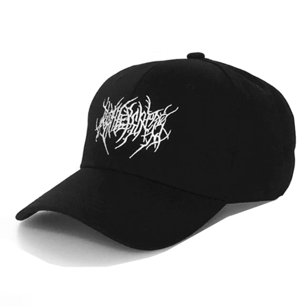Embroidery Gothic Street Punk Frauen Baseball Cap