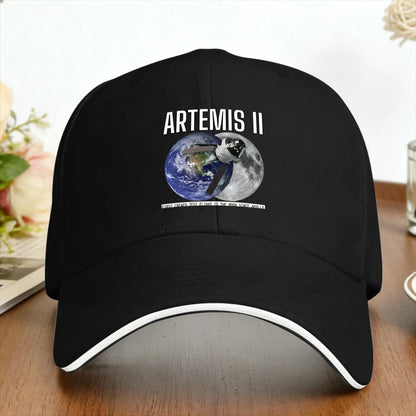 Artemis 2 Moon Mission First Crewed Flight Since Apollo Sun Baseball Cap