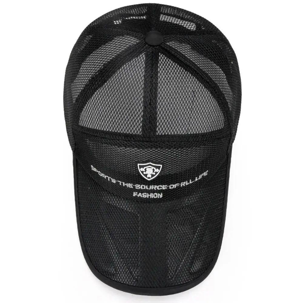 Full Mesh Sun Protection Caps Quick Dry Breathable Summer Baseball Cap