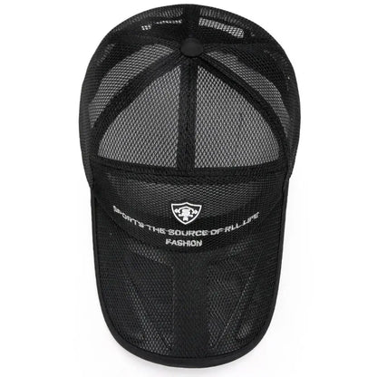 Full Mesh Sun Protection Caps Quick Dry Breathable Summer Baseball Cap