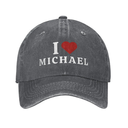 King of Pop Michaeles Jacksones MJ Print Baseball Cap