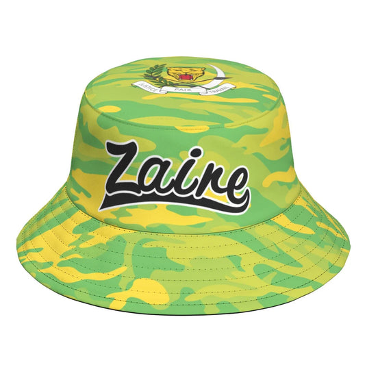 Zaire Free Custom Made Name Number Zar Bucket Cap