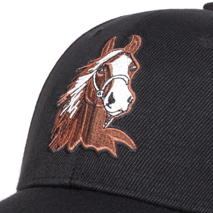 Unisex Horse Embroidery Baseball Caps