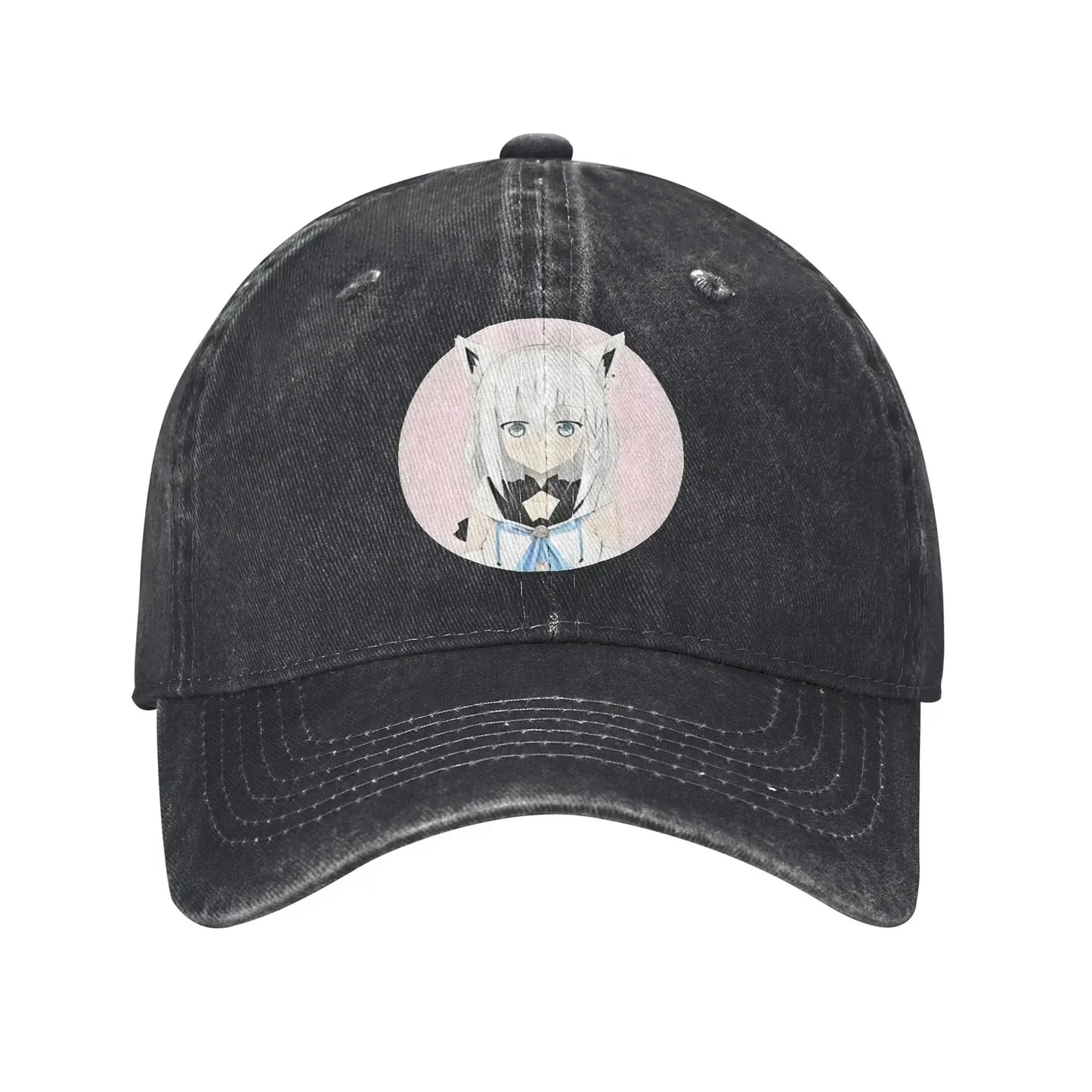 Shirakami Fubuki Hololive Circle Unisex Baseball Cap