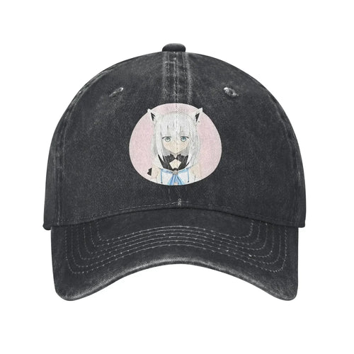 Shirakami Fubuki Hololive Circle Unisex Baseball Cap