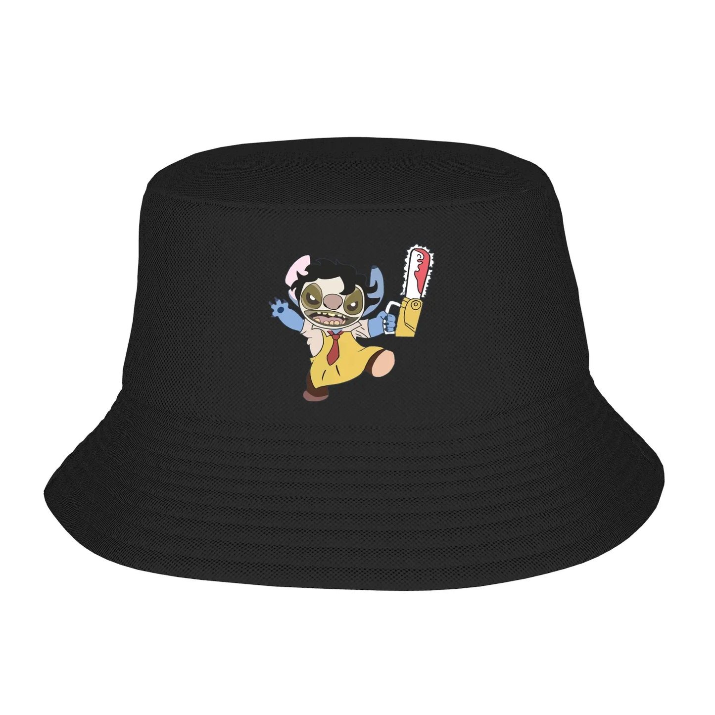 Unisex Bucket Hat Lilo And Stitch Christmas Summer Travel Headwear