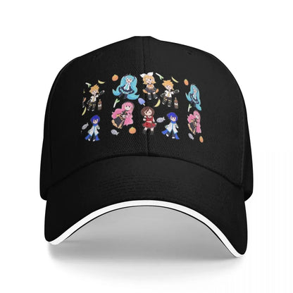 Unisex Baseball Hats Vocaloid Chibi Chaos! Miku