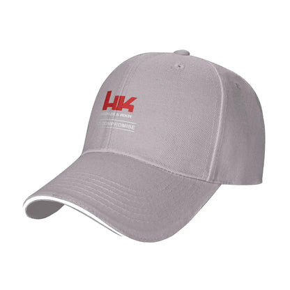Heckler and Koch Firearms Casual Baseball Cap No Compromise With HK Hats