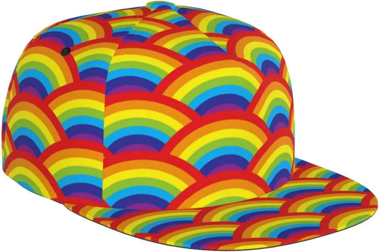Rainbow LGBT Snapback Hats For Women Men