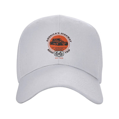 Routes 66 100th Anniversary The Mother Road  Golf Hat Merch Vintage Baseball Cap