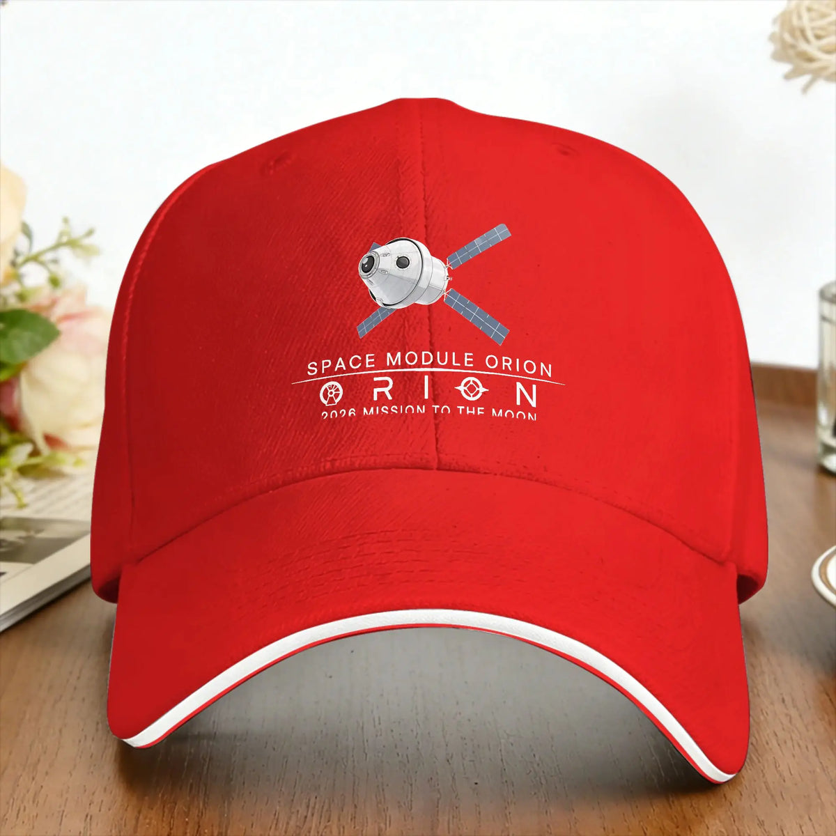 Artemis Orion Space Module 2026 Mission to the Moon Art Baseball Cap