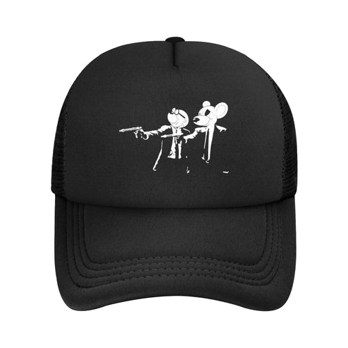Adult Danger Mouse And Penfold Pulp Fiction Trucker Hat Baseball Caps
