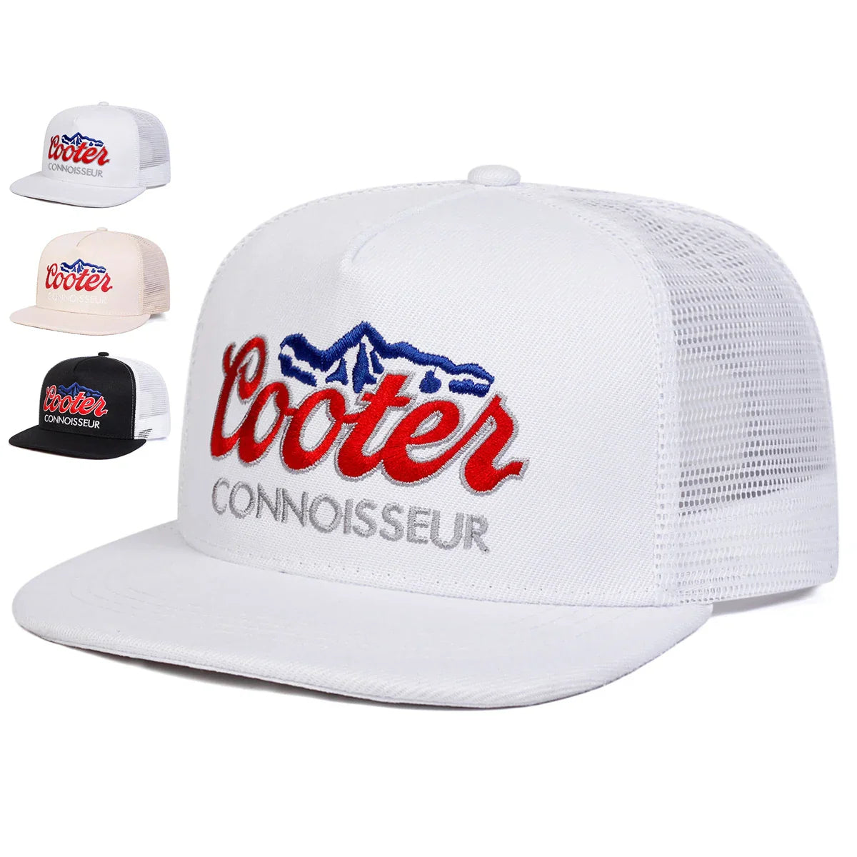 Unisex COOTER Letter Embroidery Hip-hop Net Hats