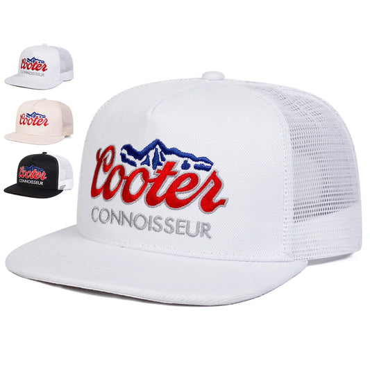 Unisex COOTER Letter Embroidery Hip-hop Net Hats