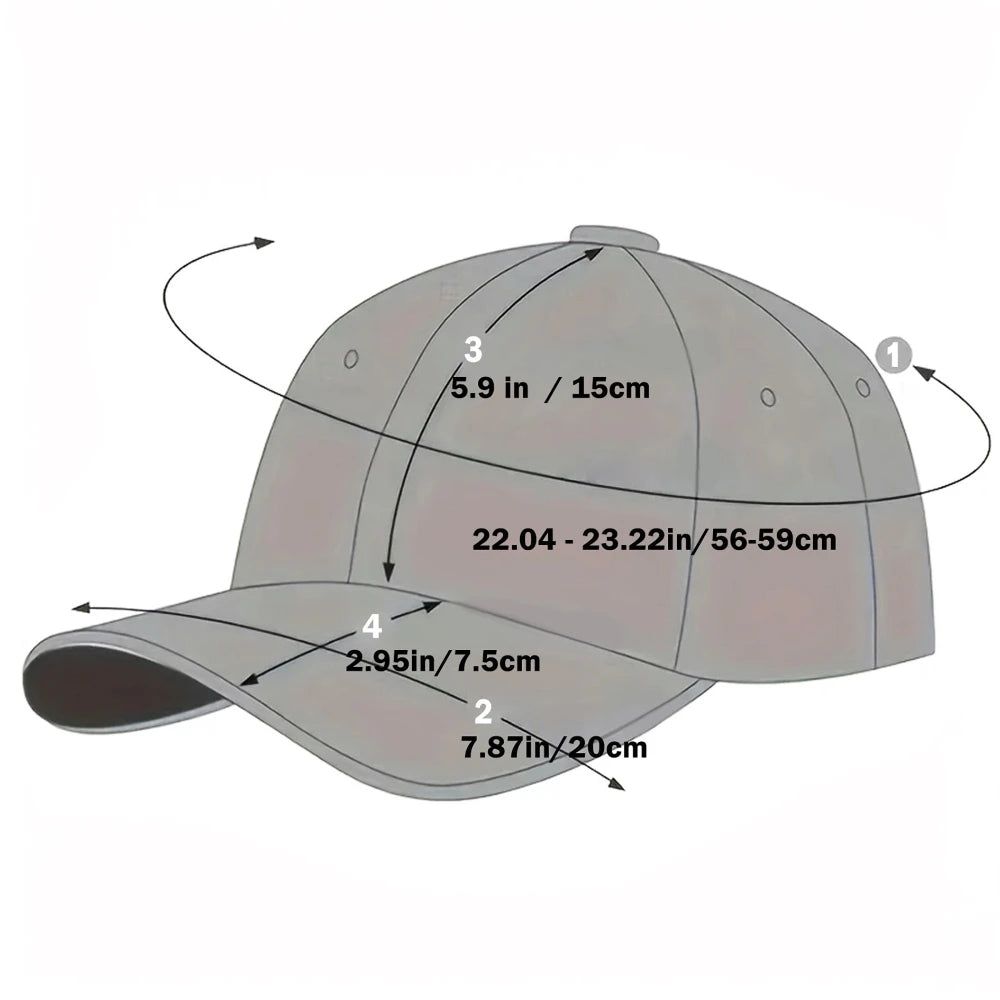 Retro Washed Baseball Caps For Women