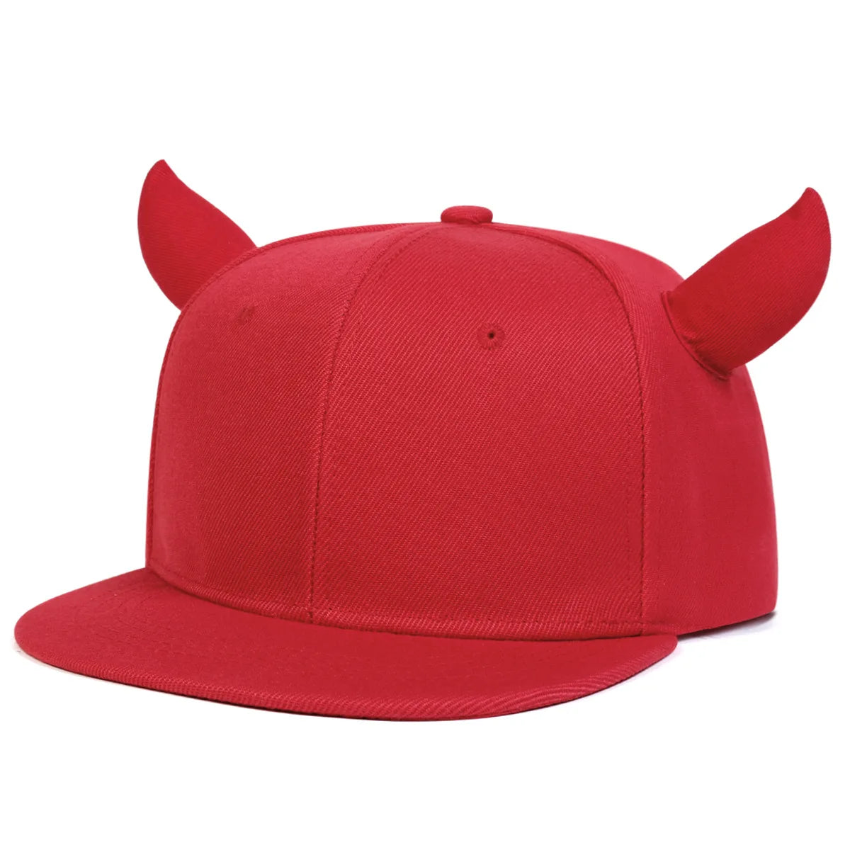 New Unisex Horns Snapback Hip-Hop Hats Spring And Autumn Baseball Caps
