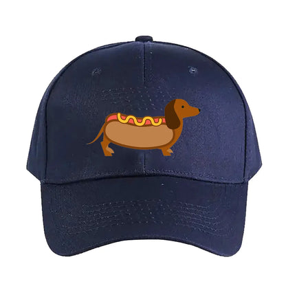 Hotdog Wiener Dog Baseball Cap