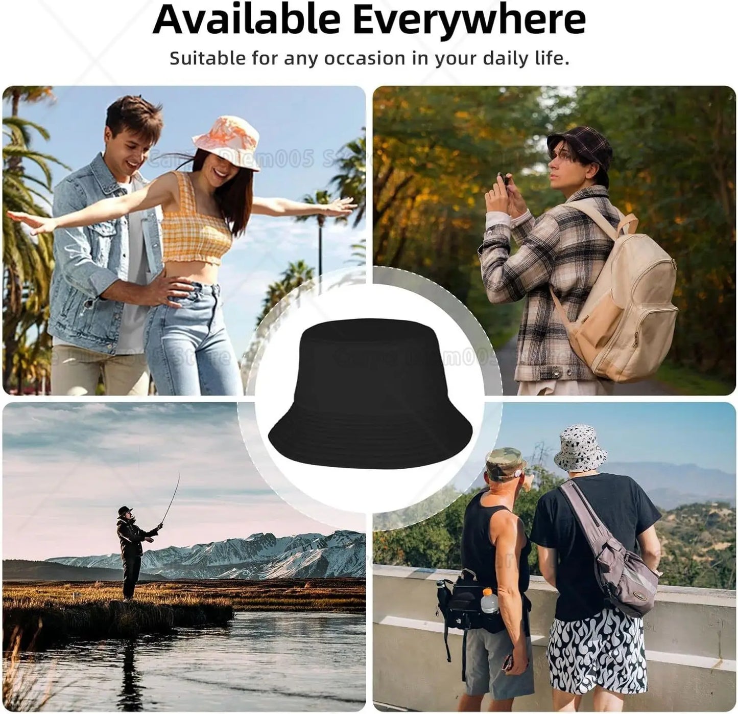 Breast Cancer Awareness Bucket Hat for Women Fashion
