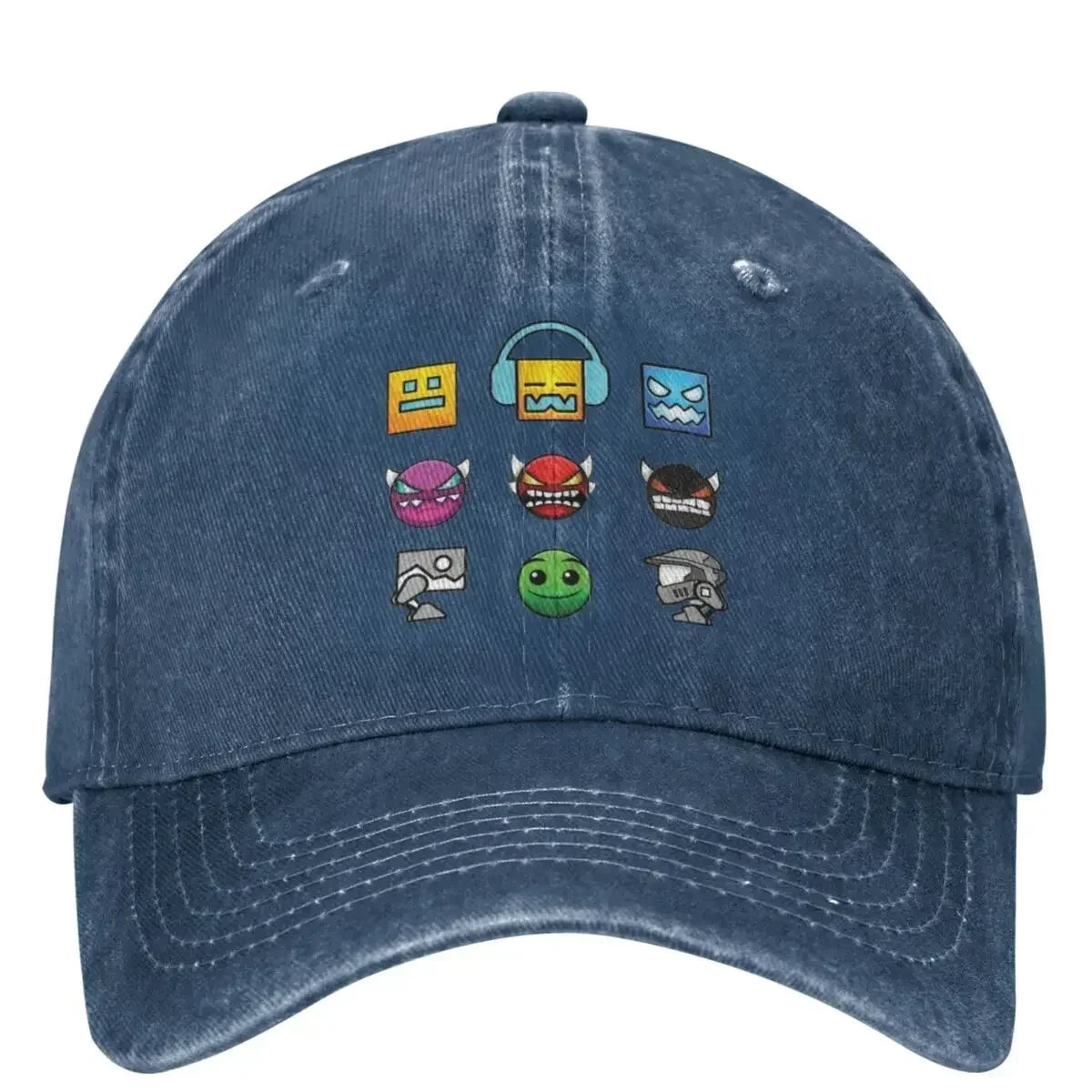 New Geometry Dash Casual Baseball Cap